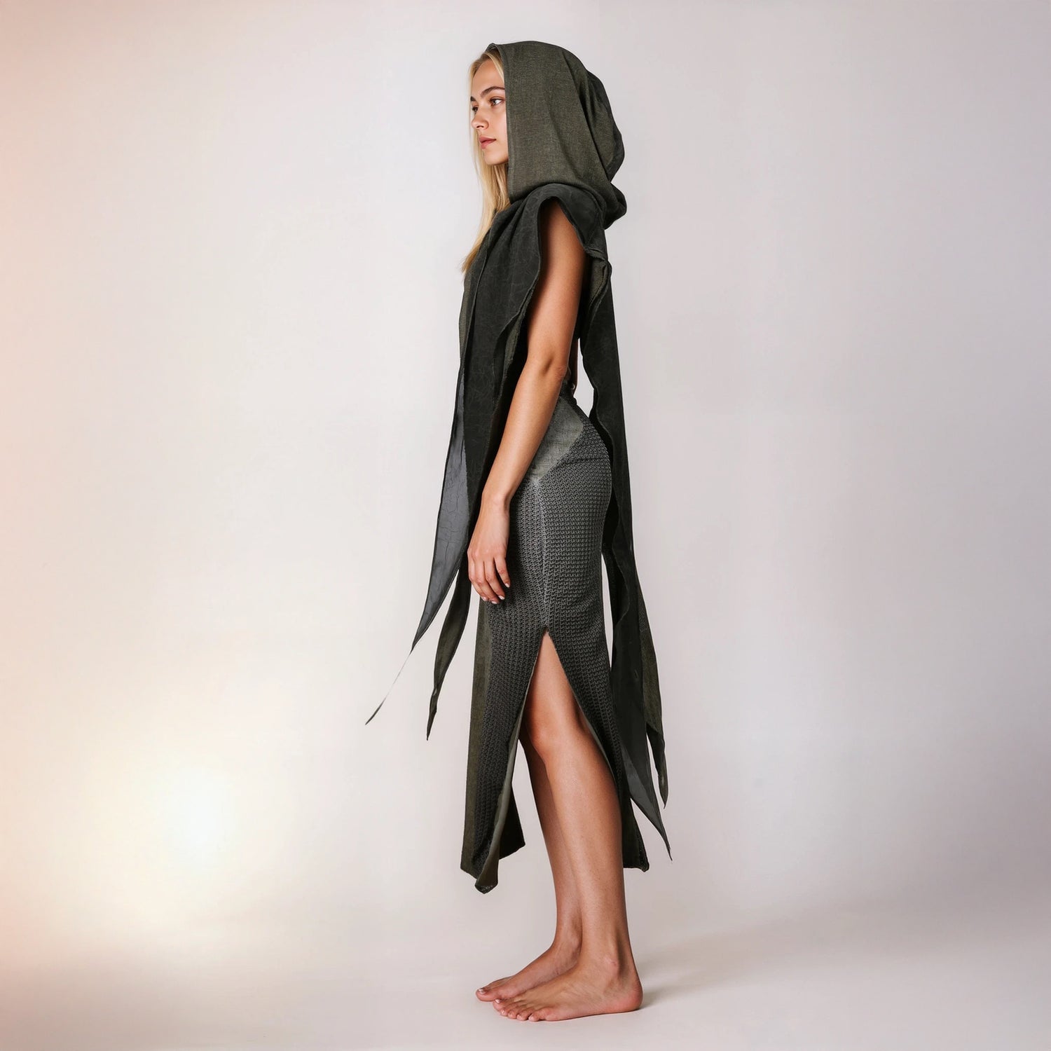 Armus Hood in Khaki Green