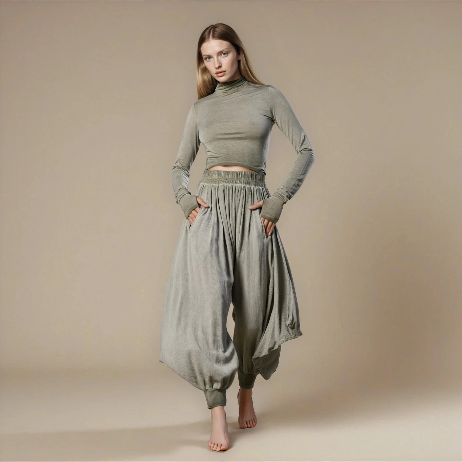 Na Body in Khaki Green