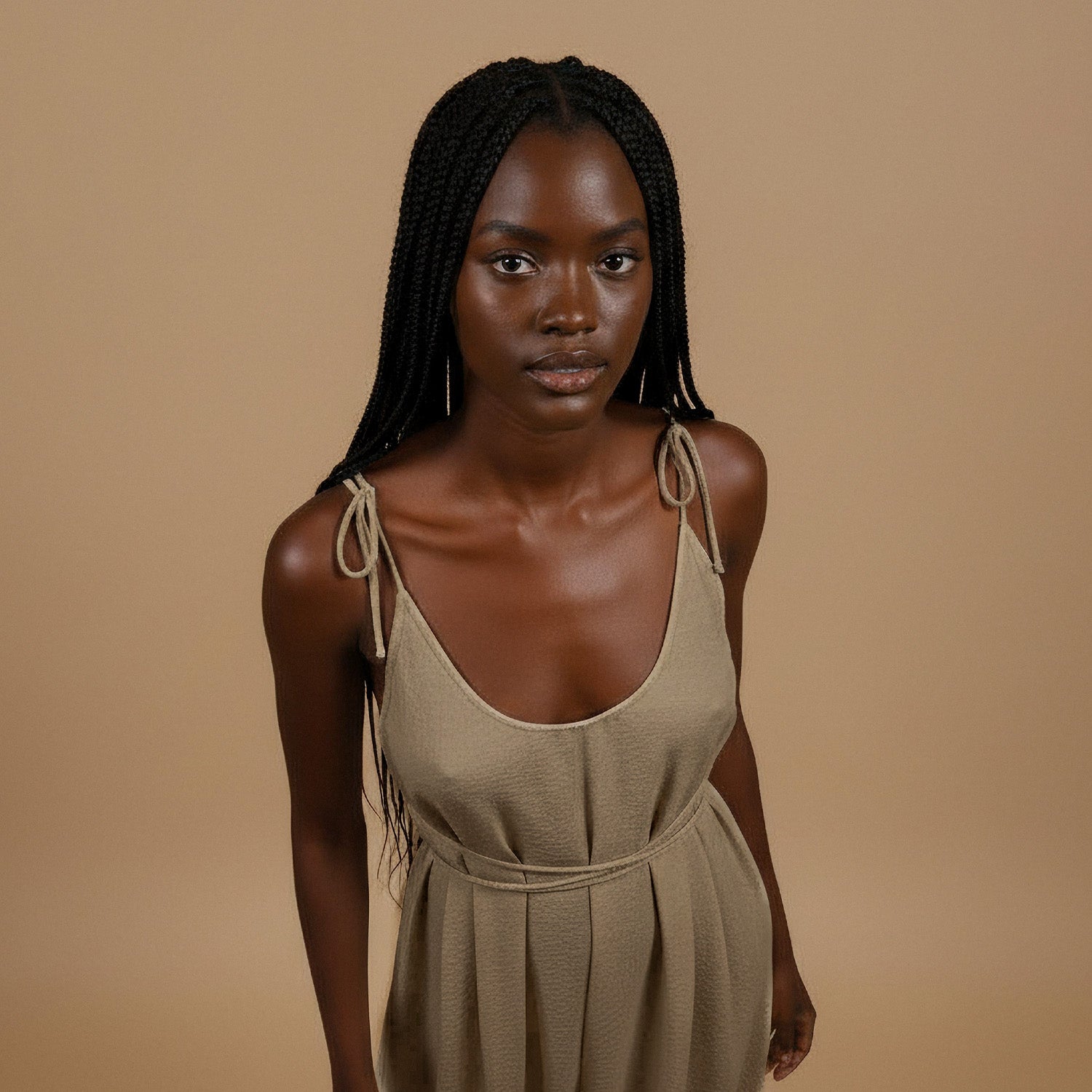 Baris Jumpsuit in Desert Sand