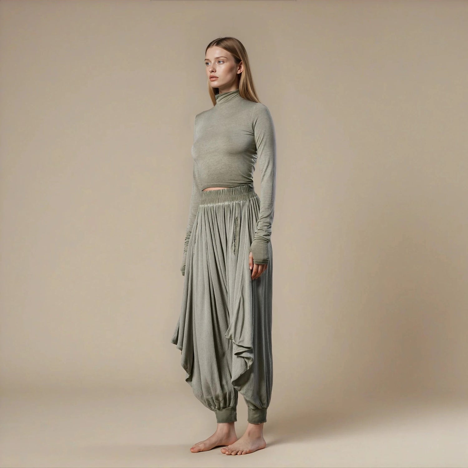 Na Body in Khaki Green