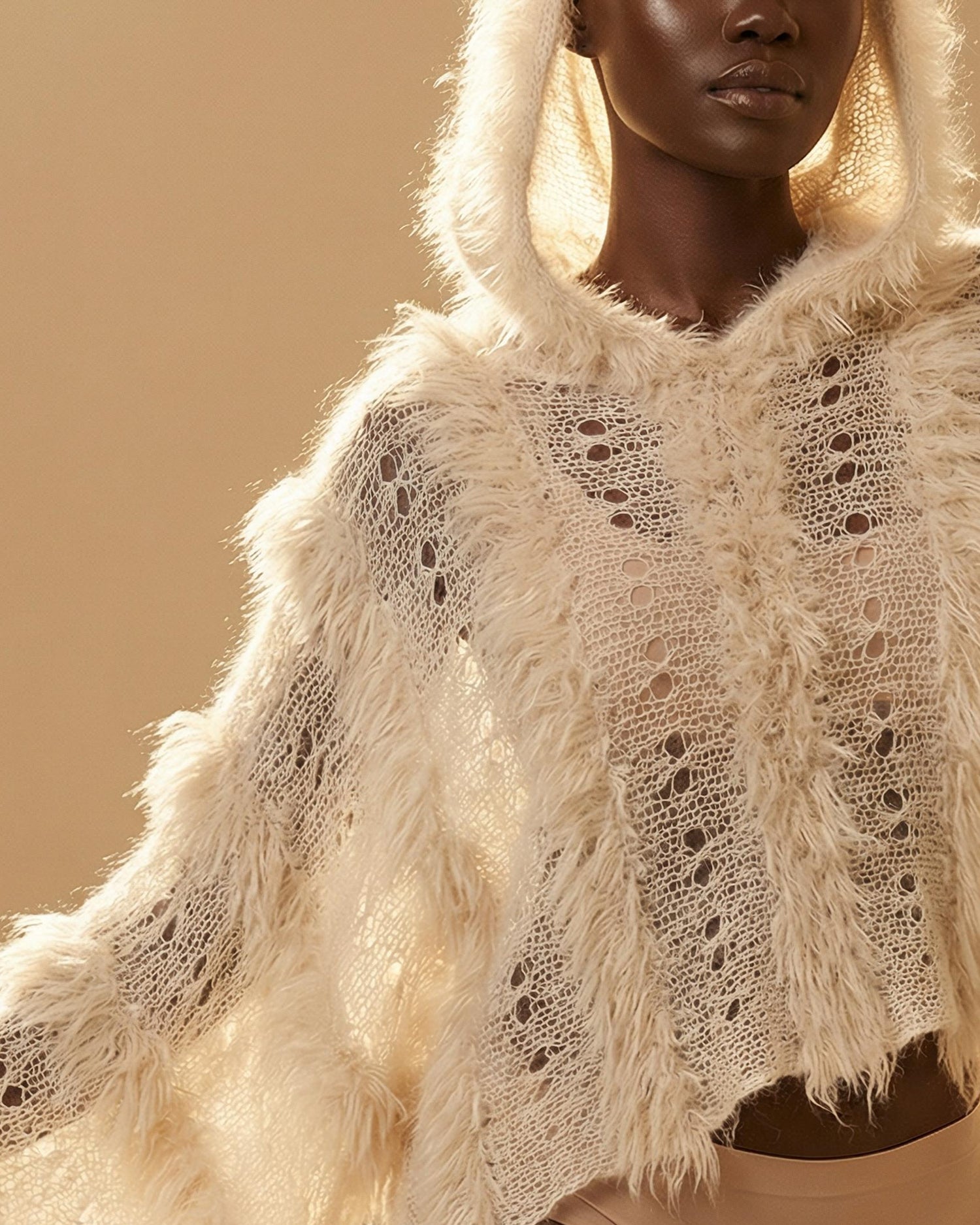 Cloud Mohair Jumper in Cream