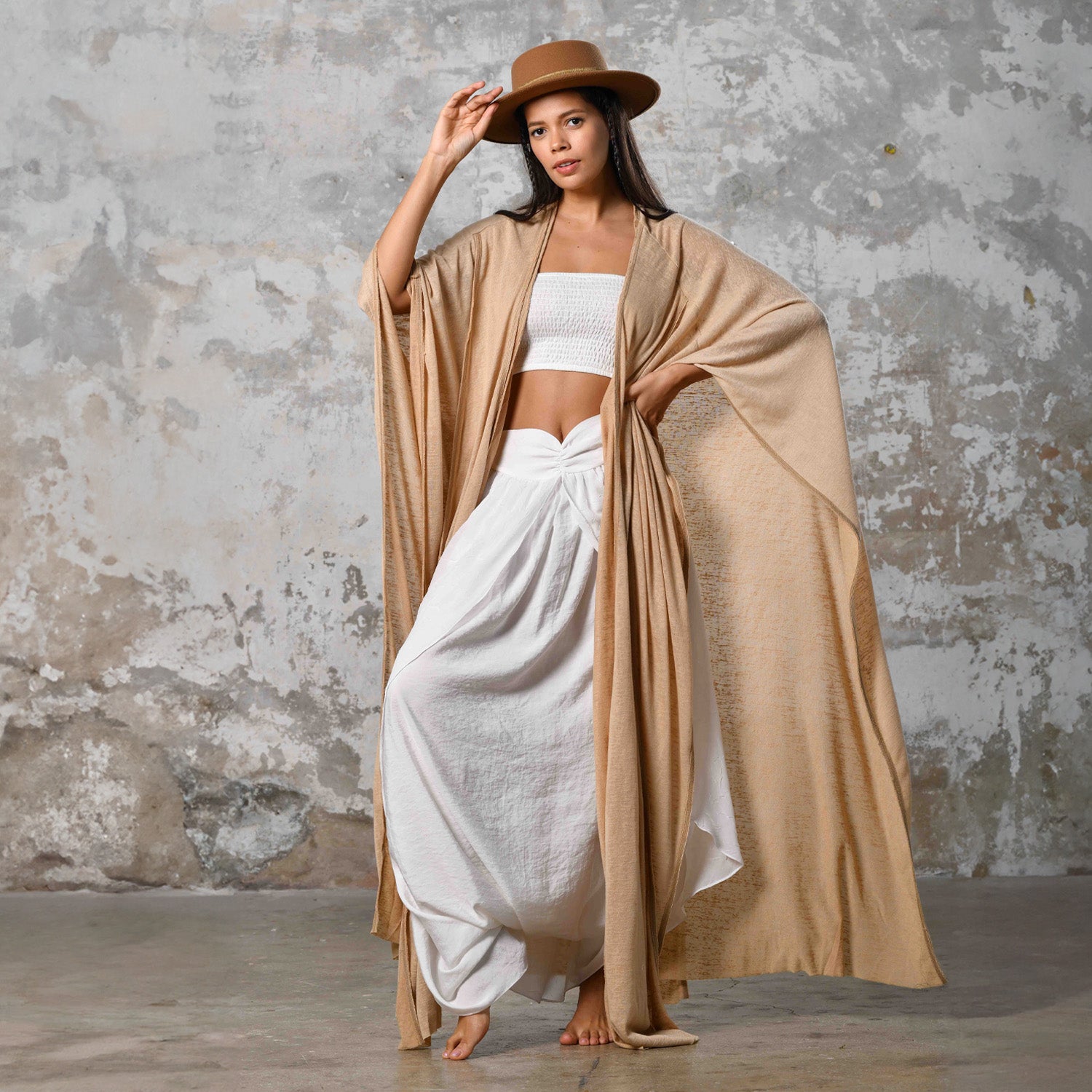 SAHMERAN Kimono in Salmon