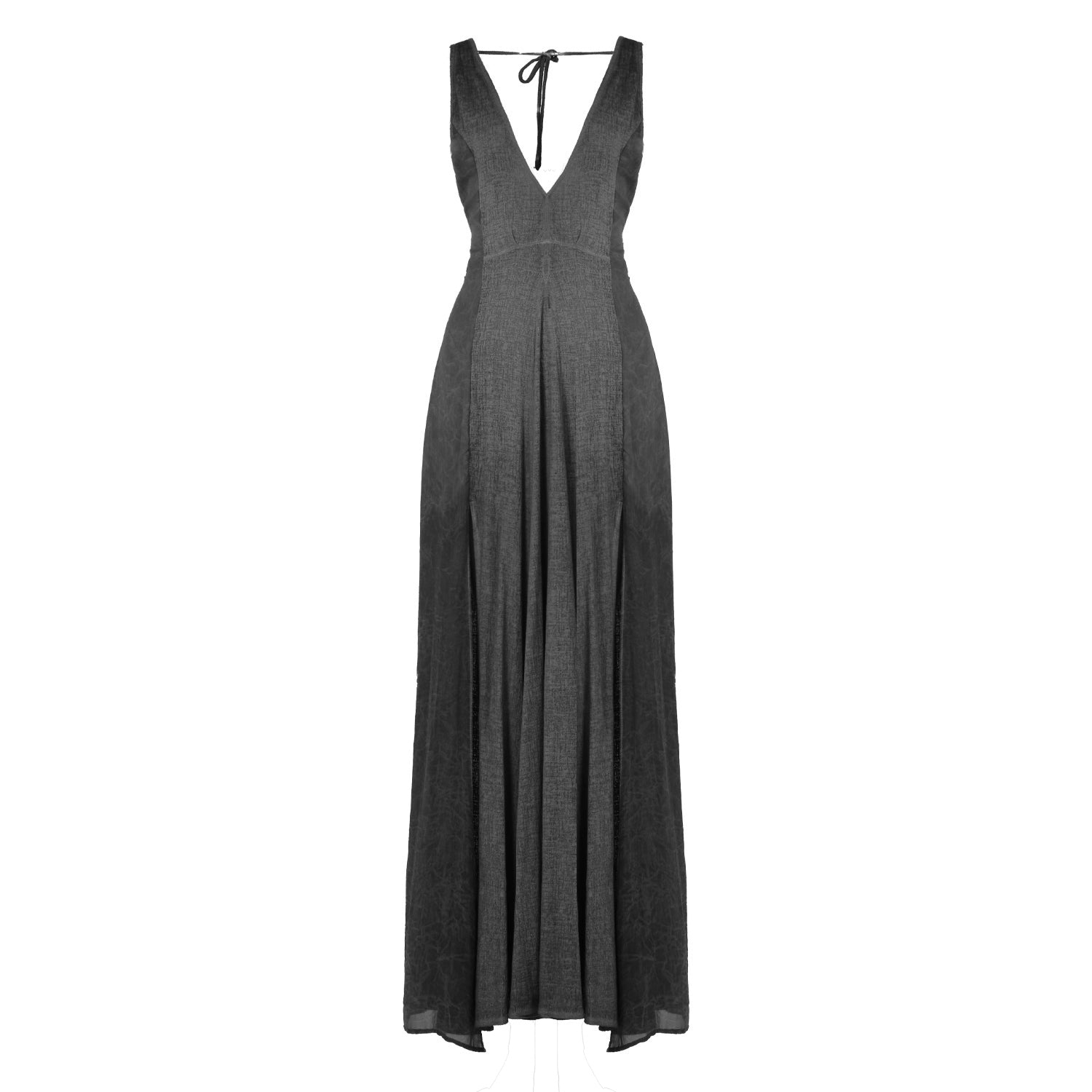 ZHE Dress in Charcoal