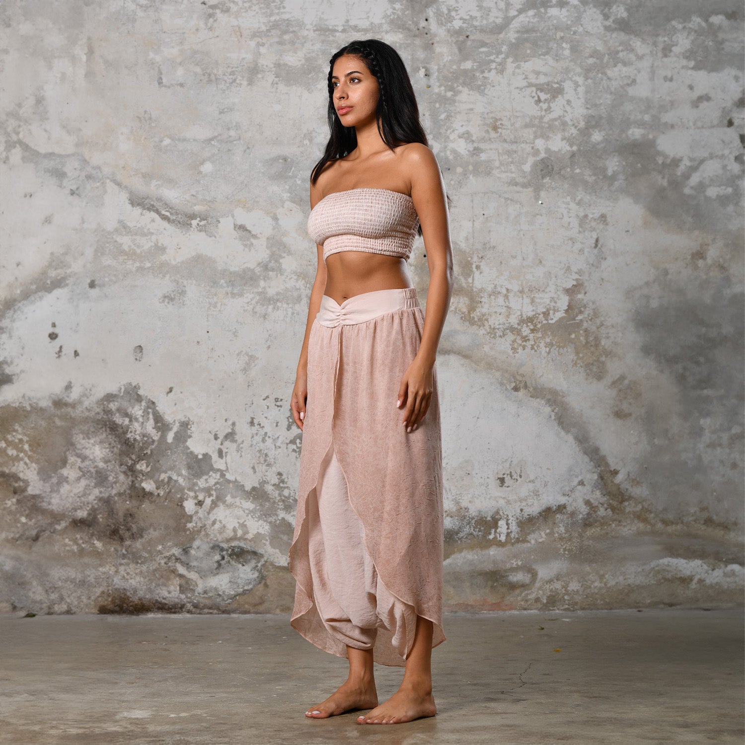 Gaia Salvar in Powder Pink