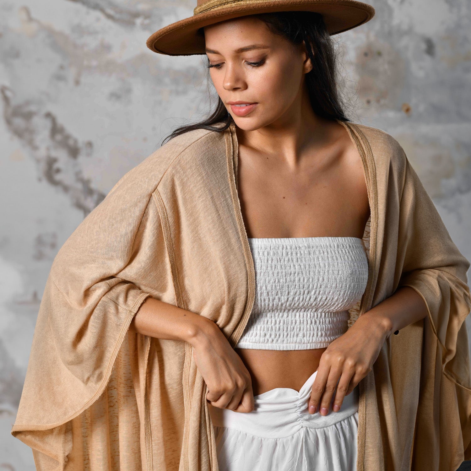 SAHMERAN Kimono in Salmon