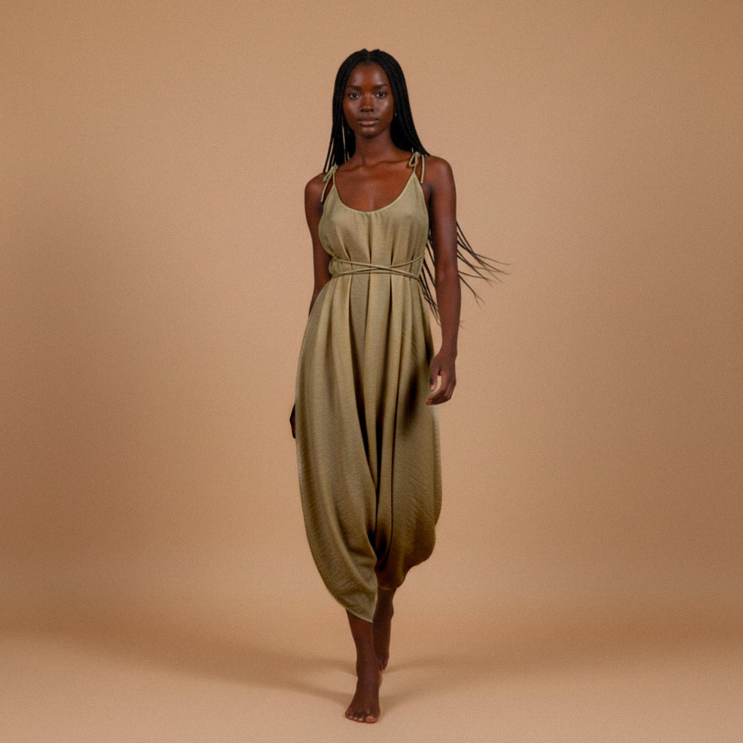 Baris Jumpsuit in Desert Sand