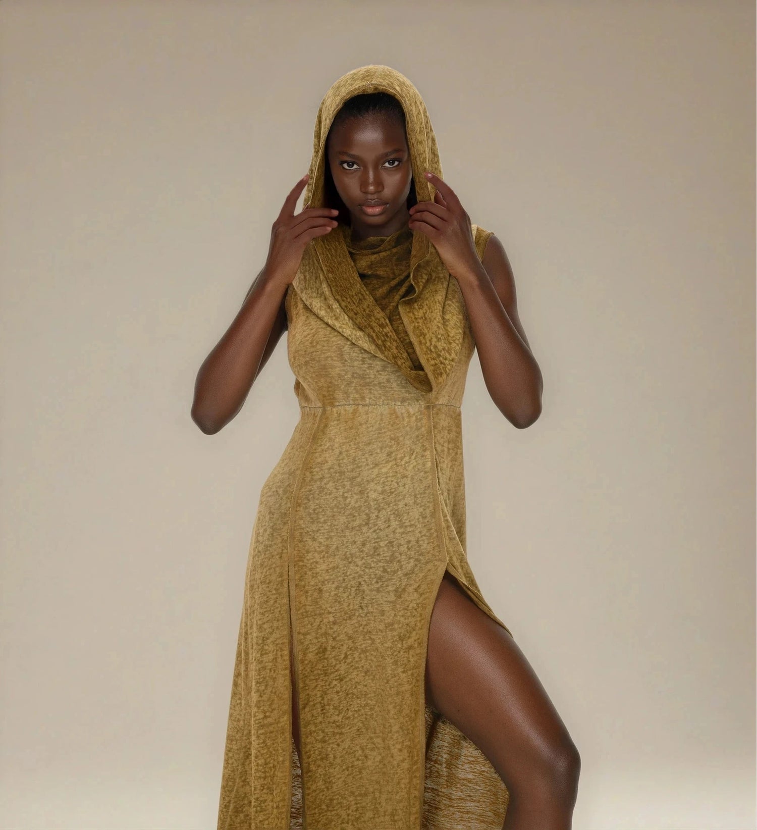 Hera Dress in Desert Sand