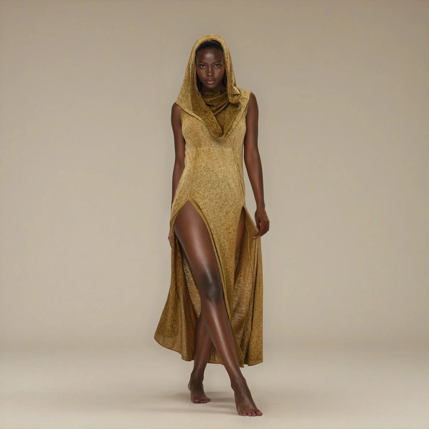 Hera Dress in Desert Sand