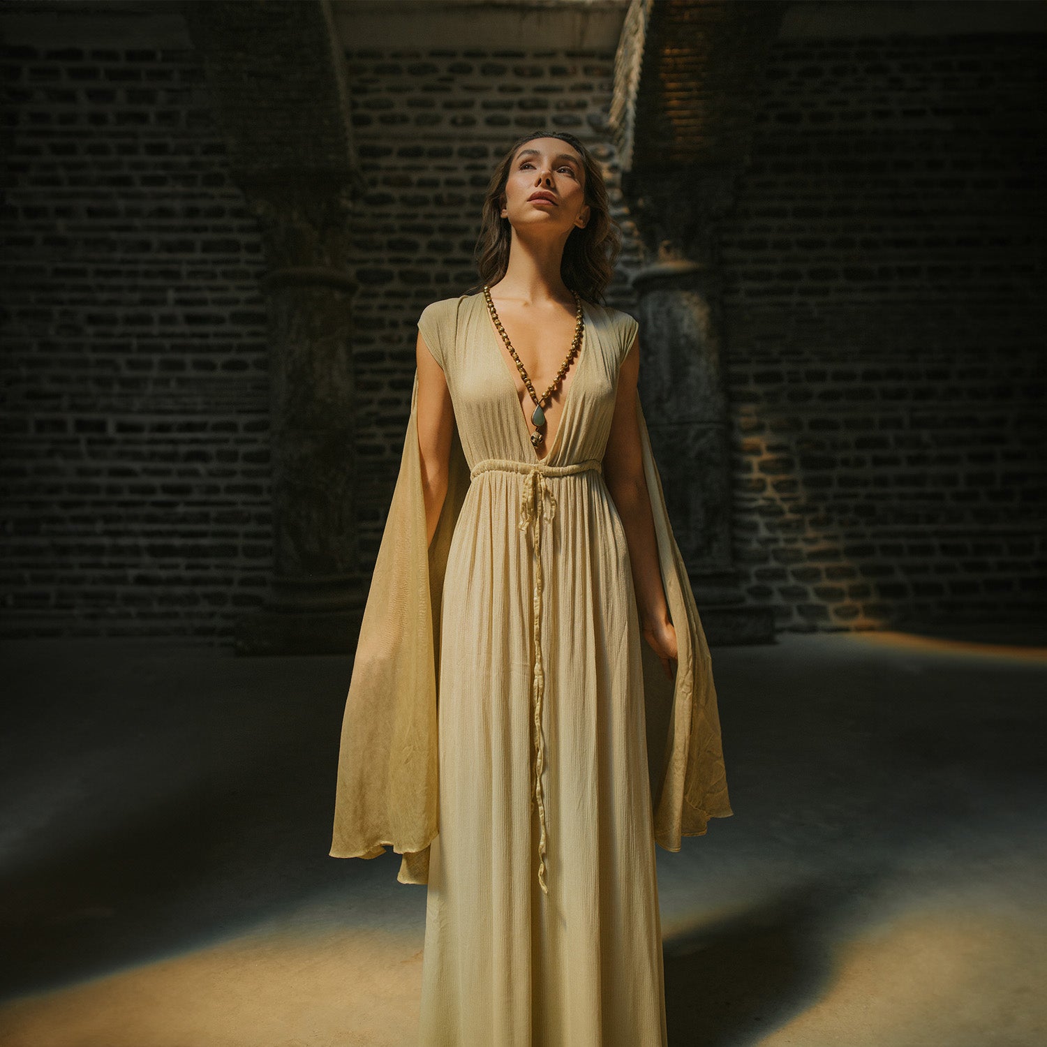 Celebrate divine femininity with our Greek Goddess Vibes Fairy Dress. Ethereal wings and perfect length make it a must-have addition to your wardrobe