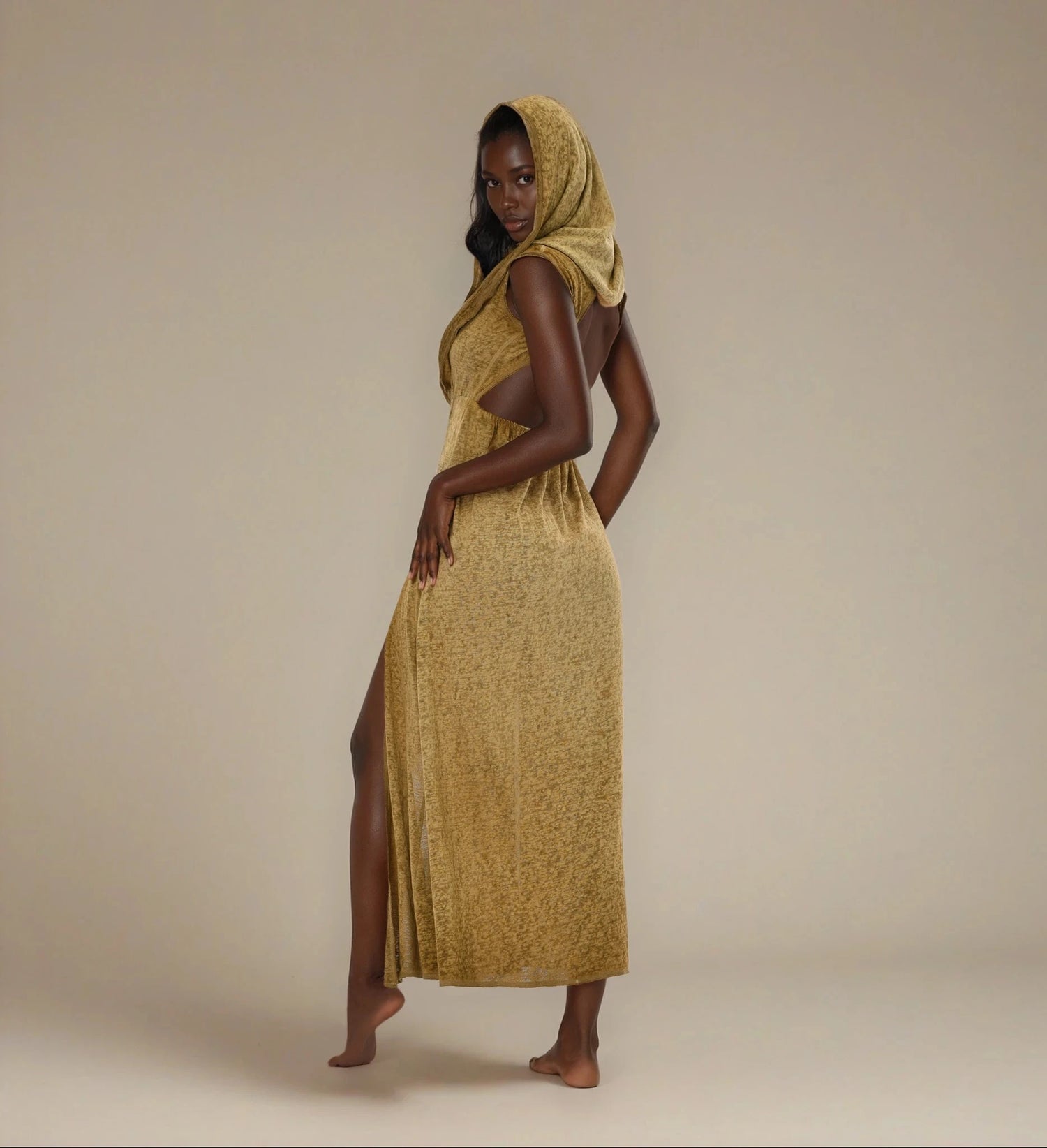 Hera Dress in Desert Sand