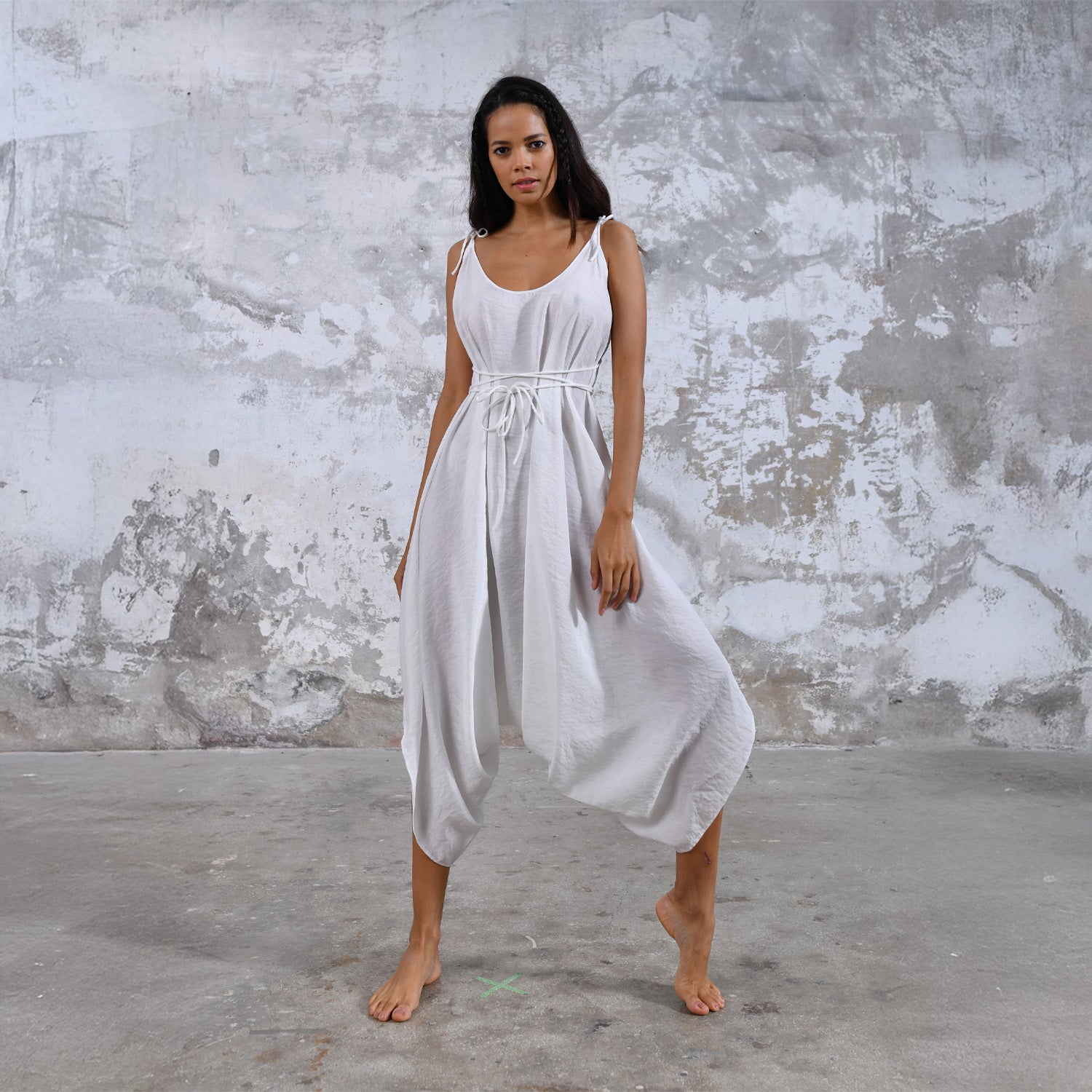 Baris Jumpsuit in White