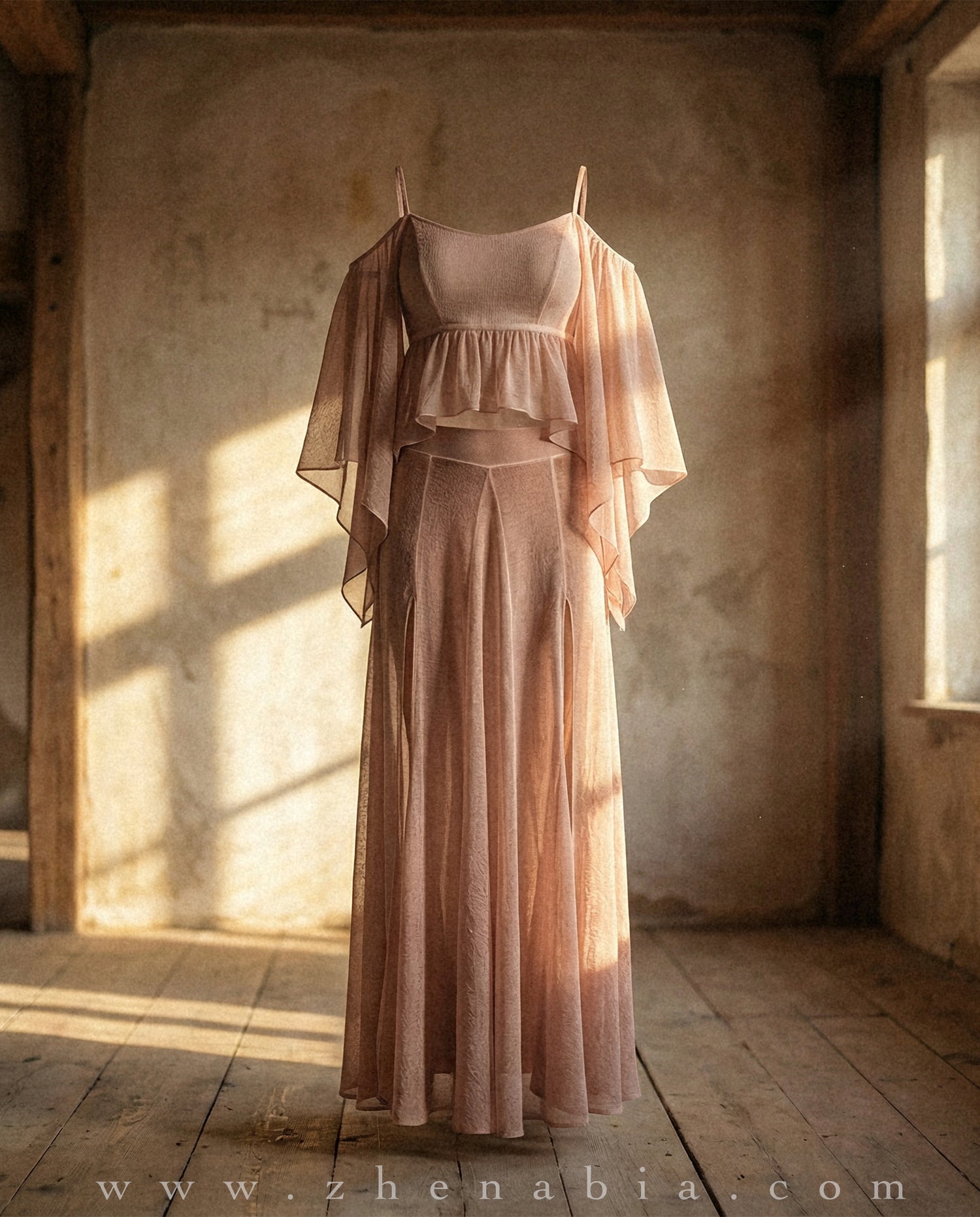 VENUS Blouse in Powder Pink