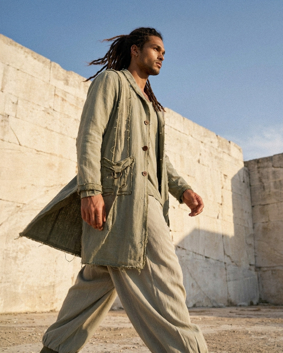ZHENA Jacket in Khaki Green