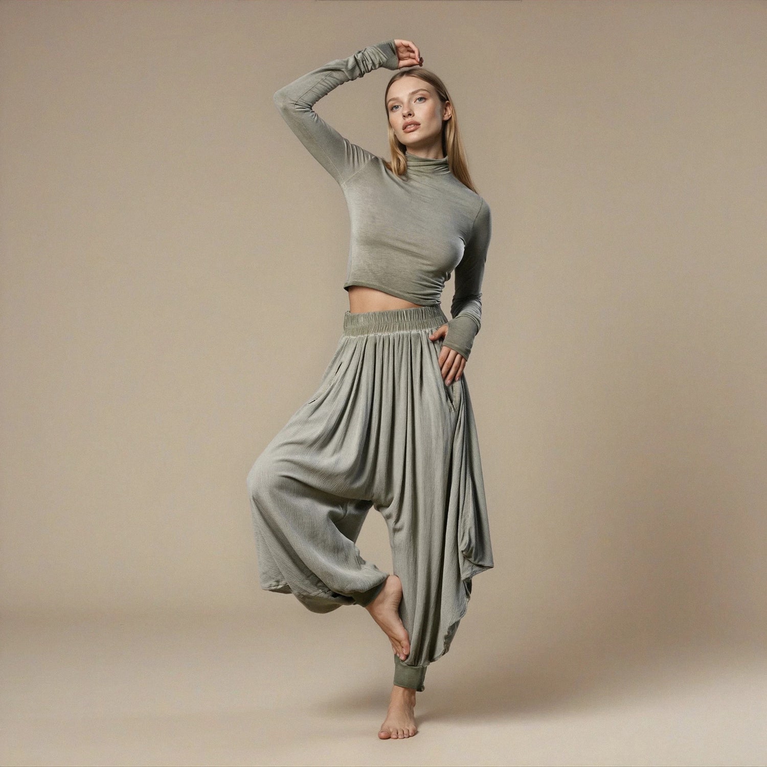 Tri Salvar in Khaki Green