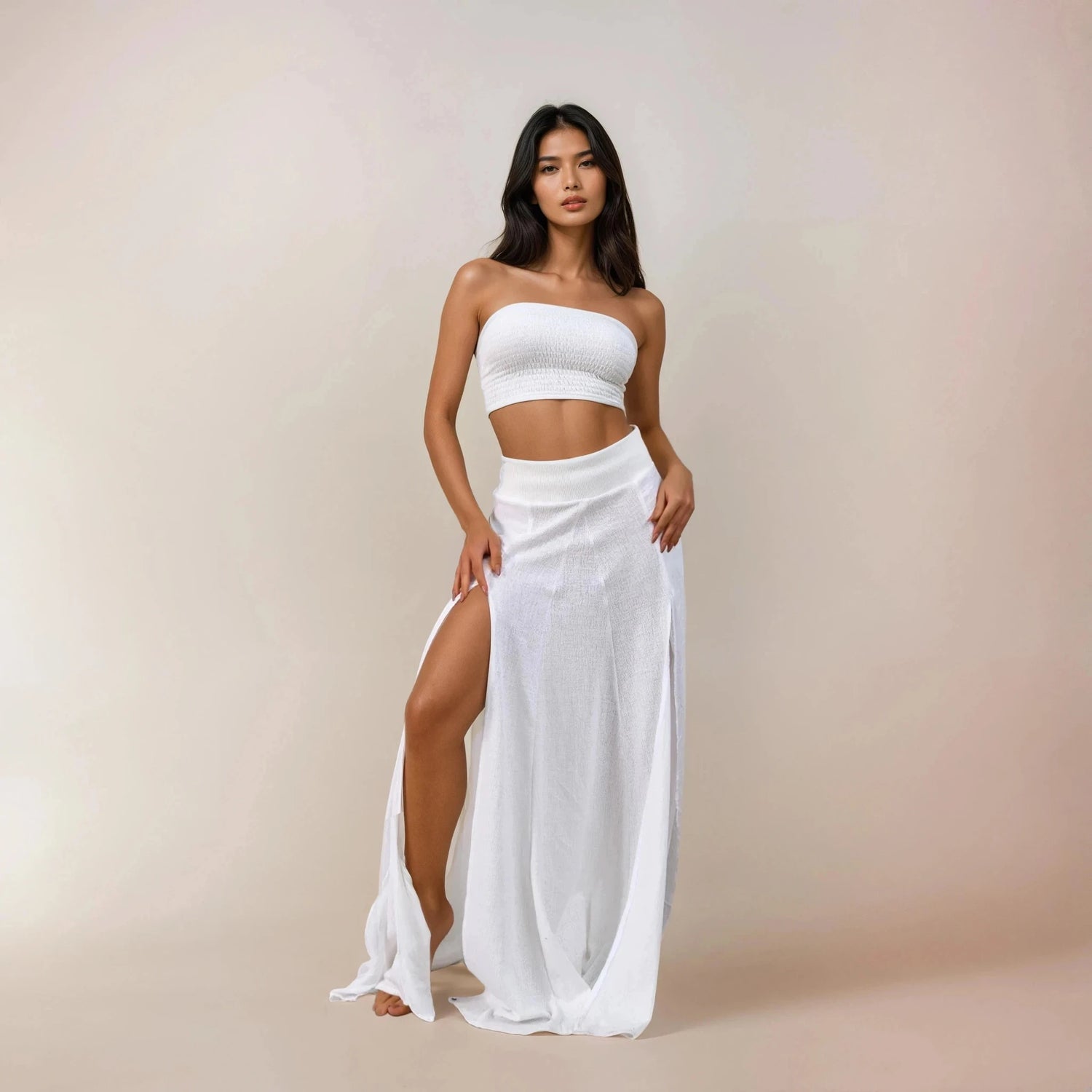 ZHE Skirt in White