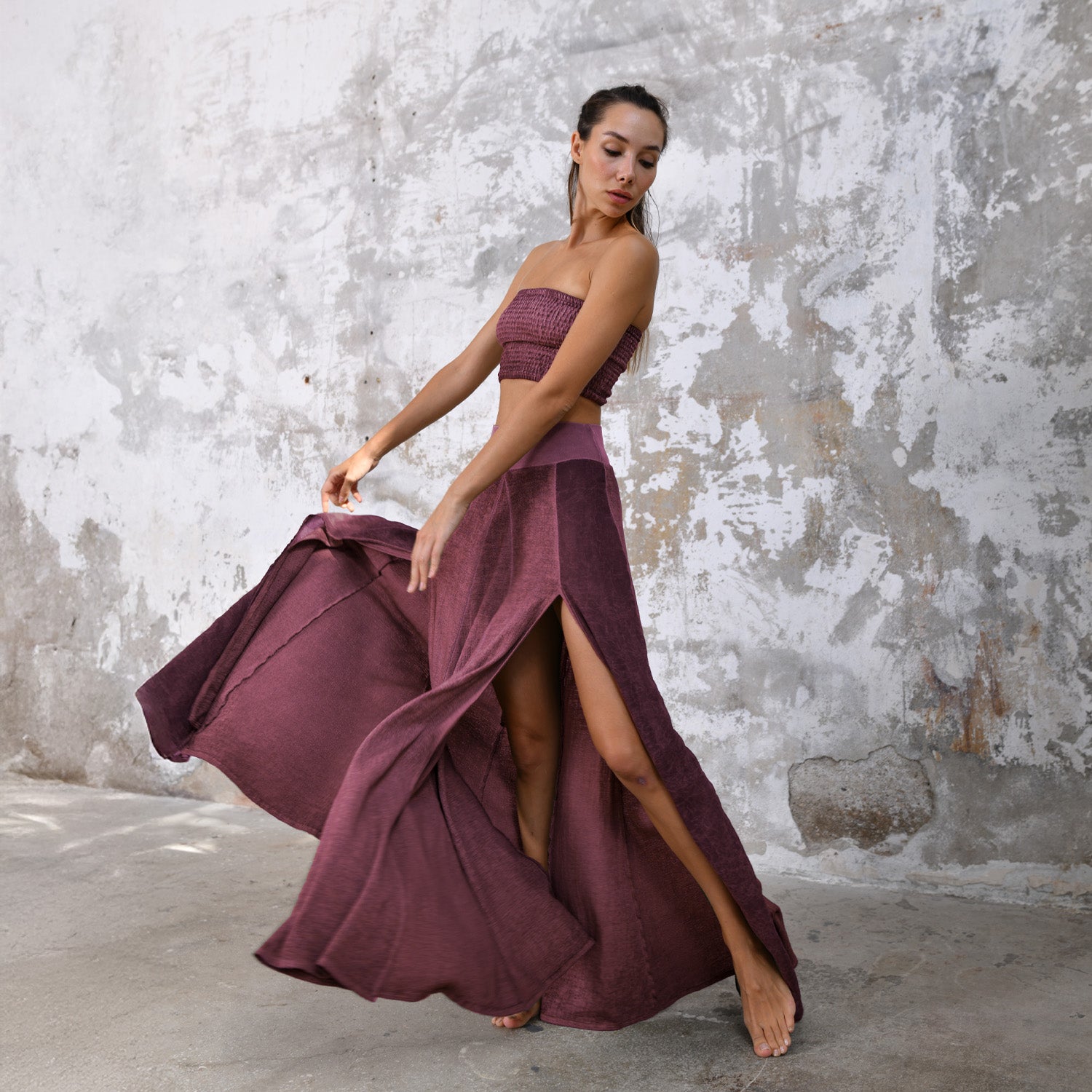ZHE Skirt in Cherry