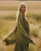 Leila Top in Khaki Green