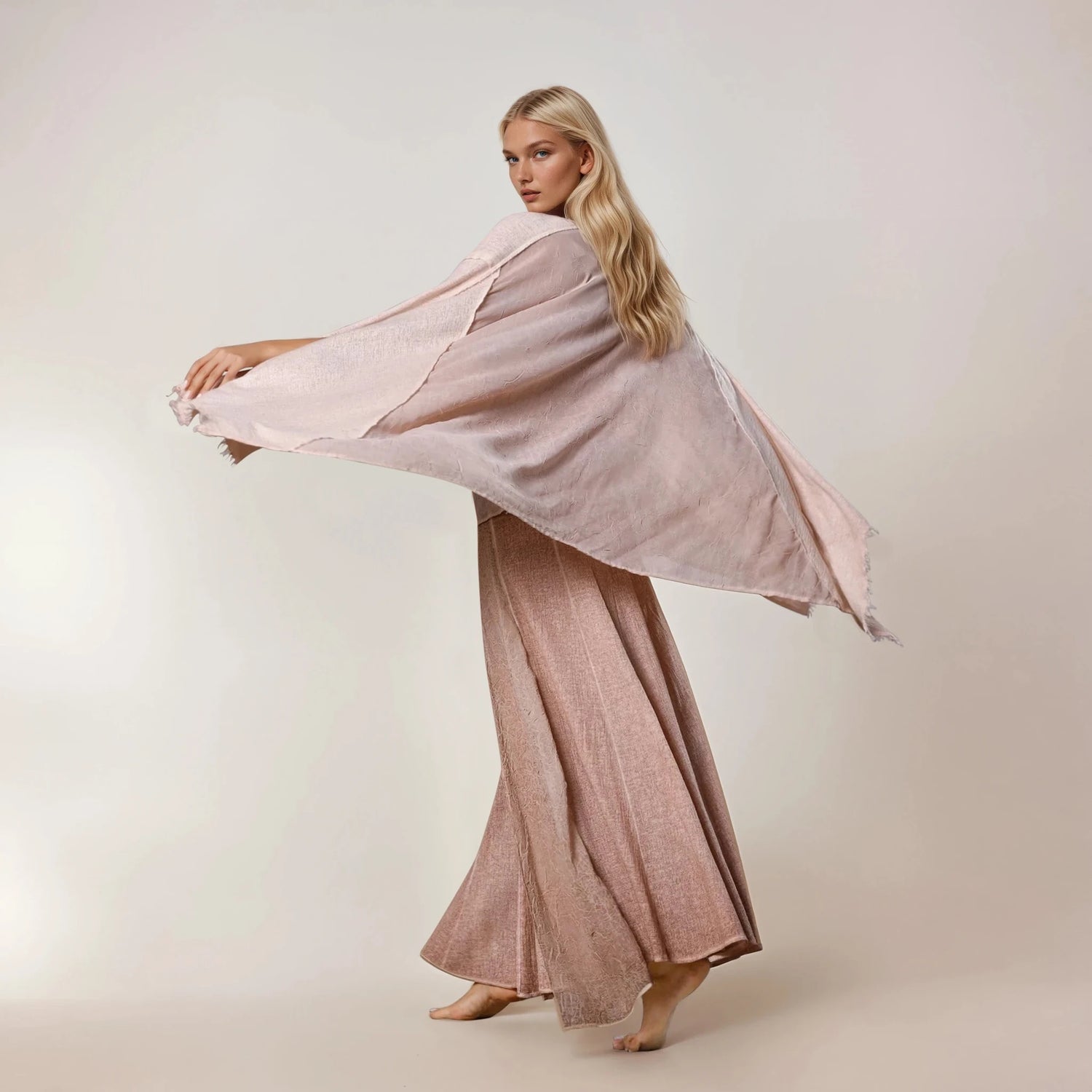 Leila Top in Powder Pink