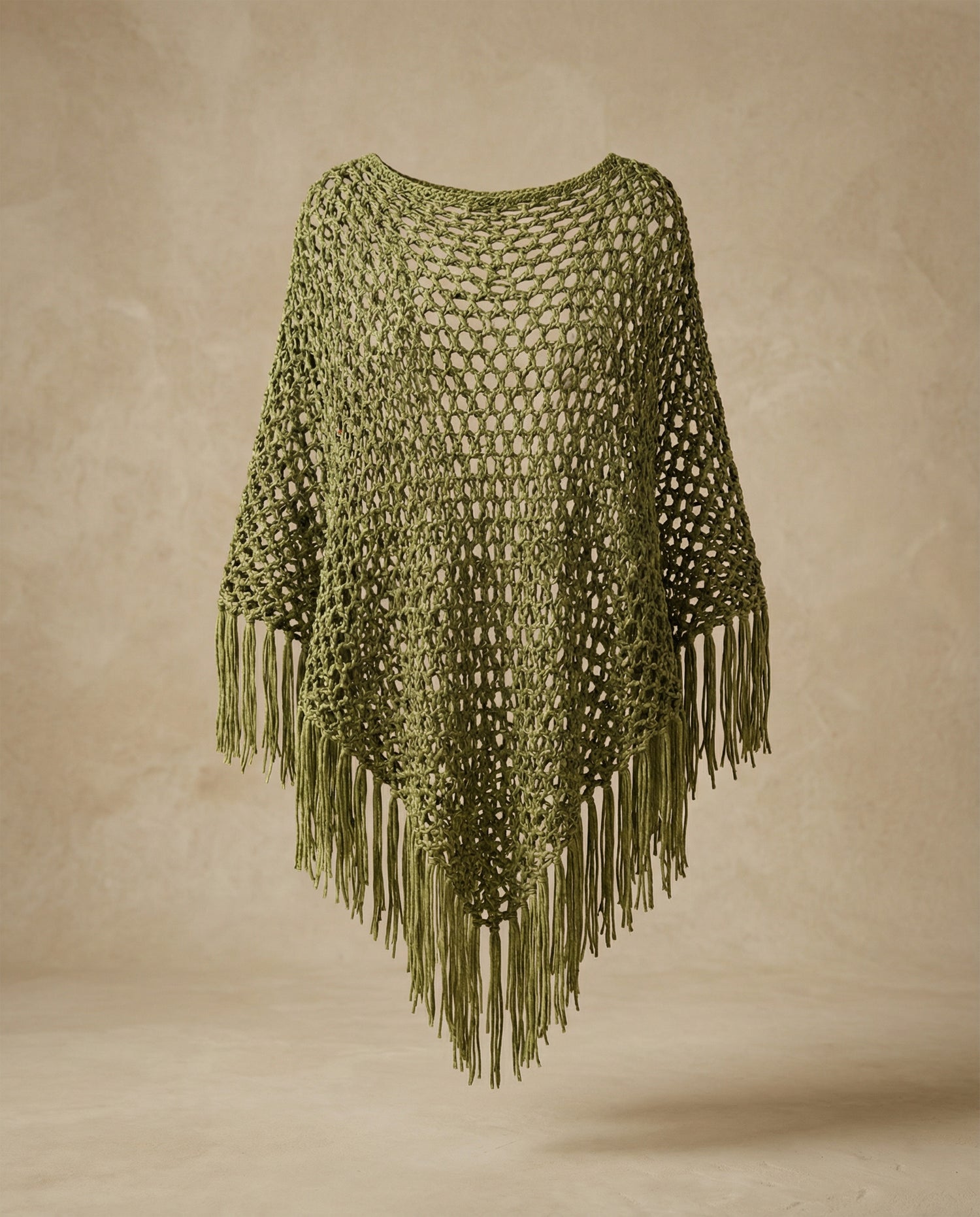Unicorn Poncho in Forest Green
