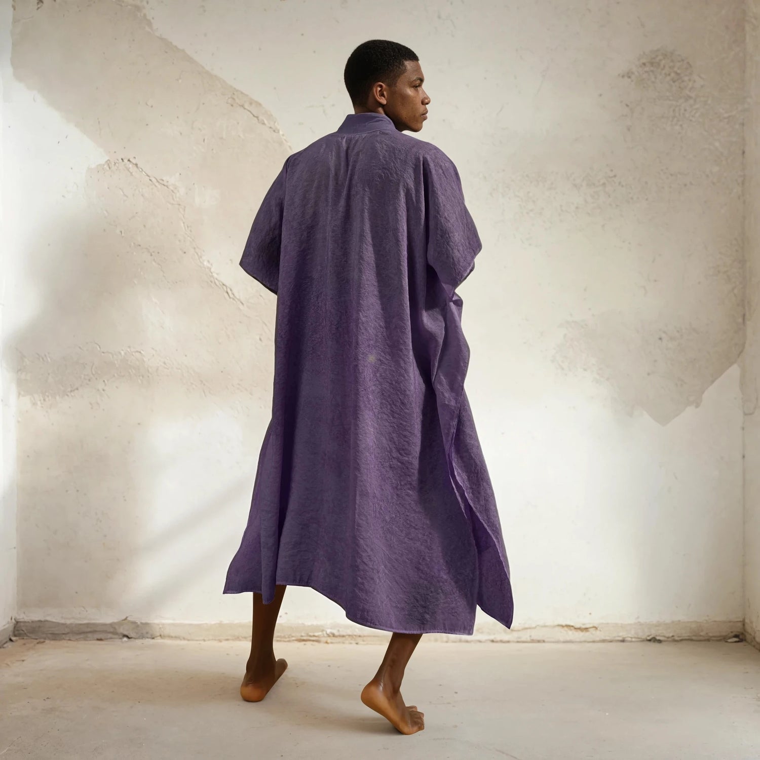 SHAWL Kimono in Mystic Purple