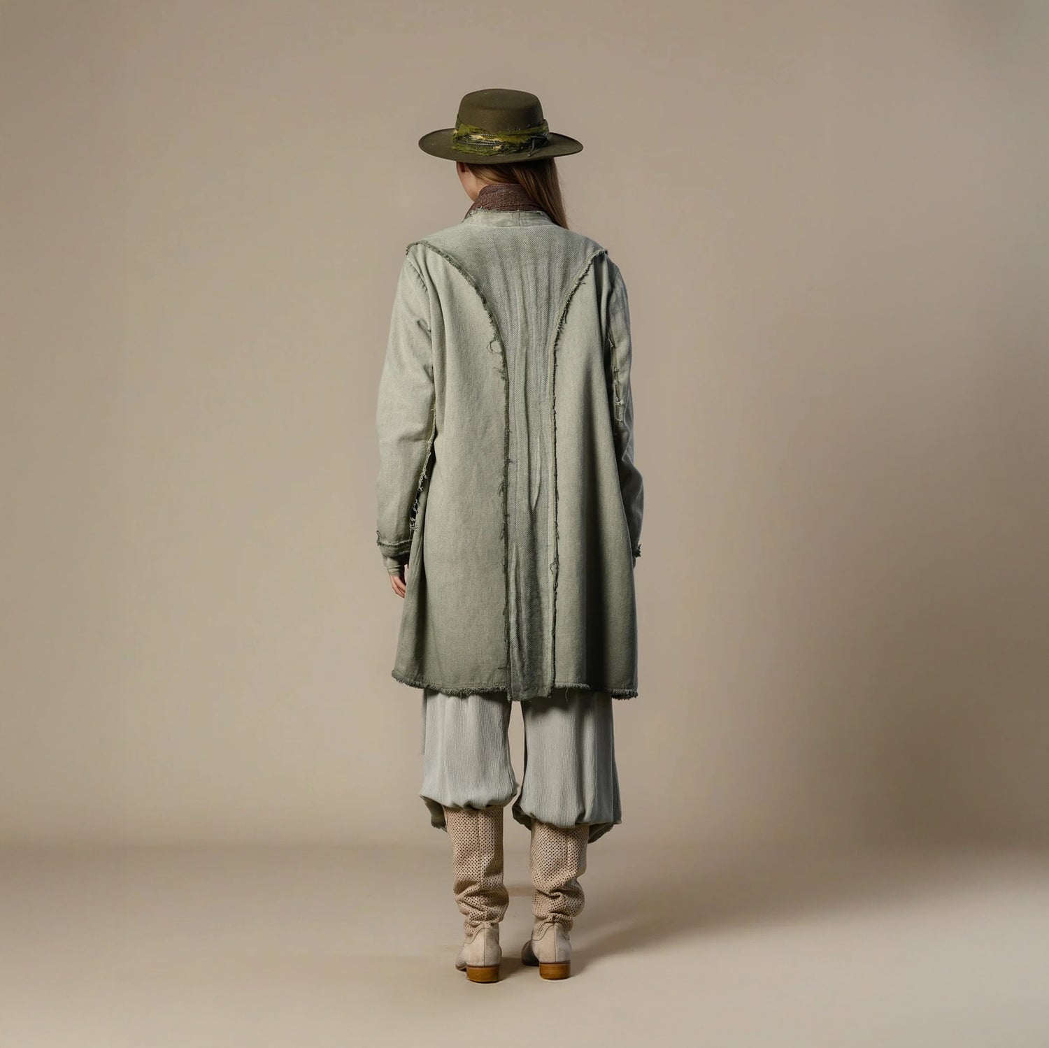 ZHENA Jacket in Khaki Green