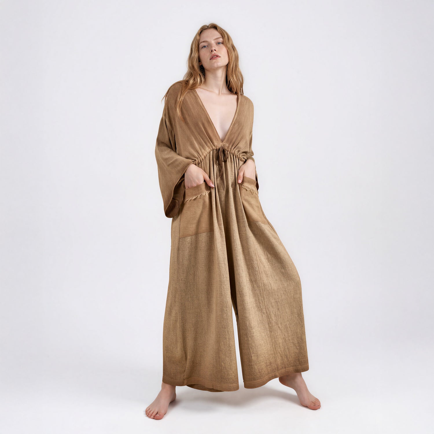 Altar Jumpsuit in Desert Sand