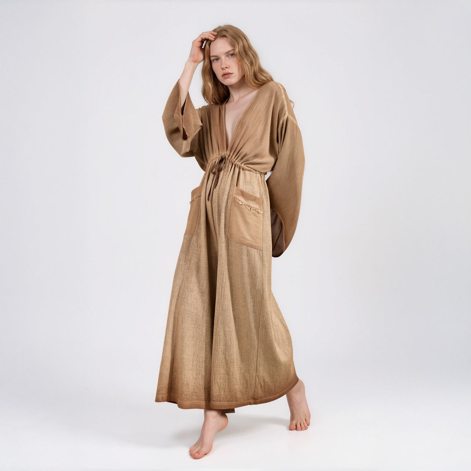 Altar Jumpsuit in Desert Sand