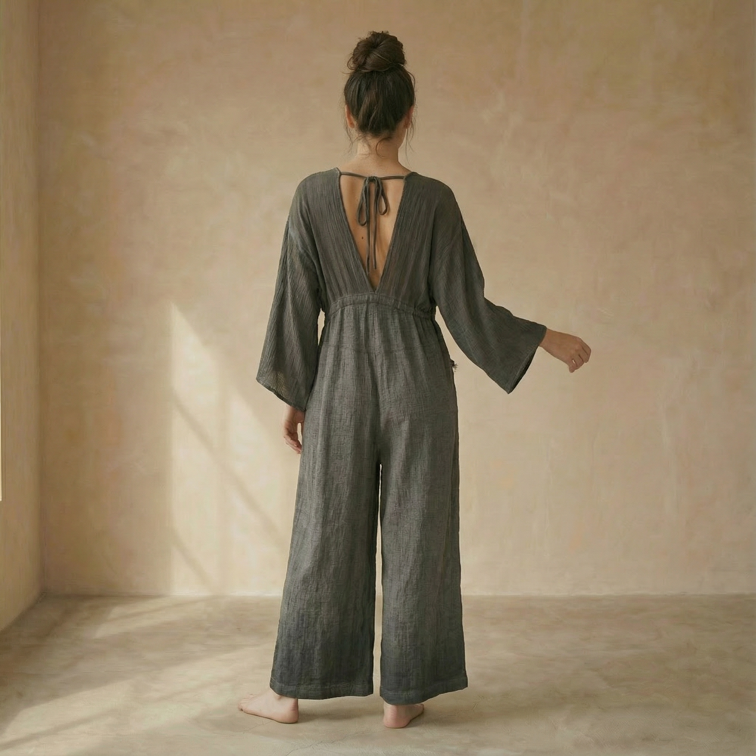 Altar Jumpsuit in Charcoal
