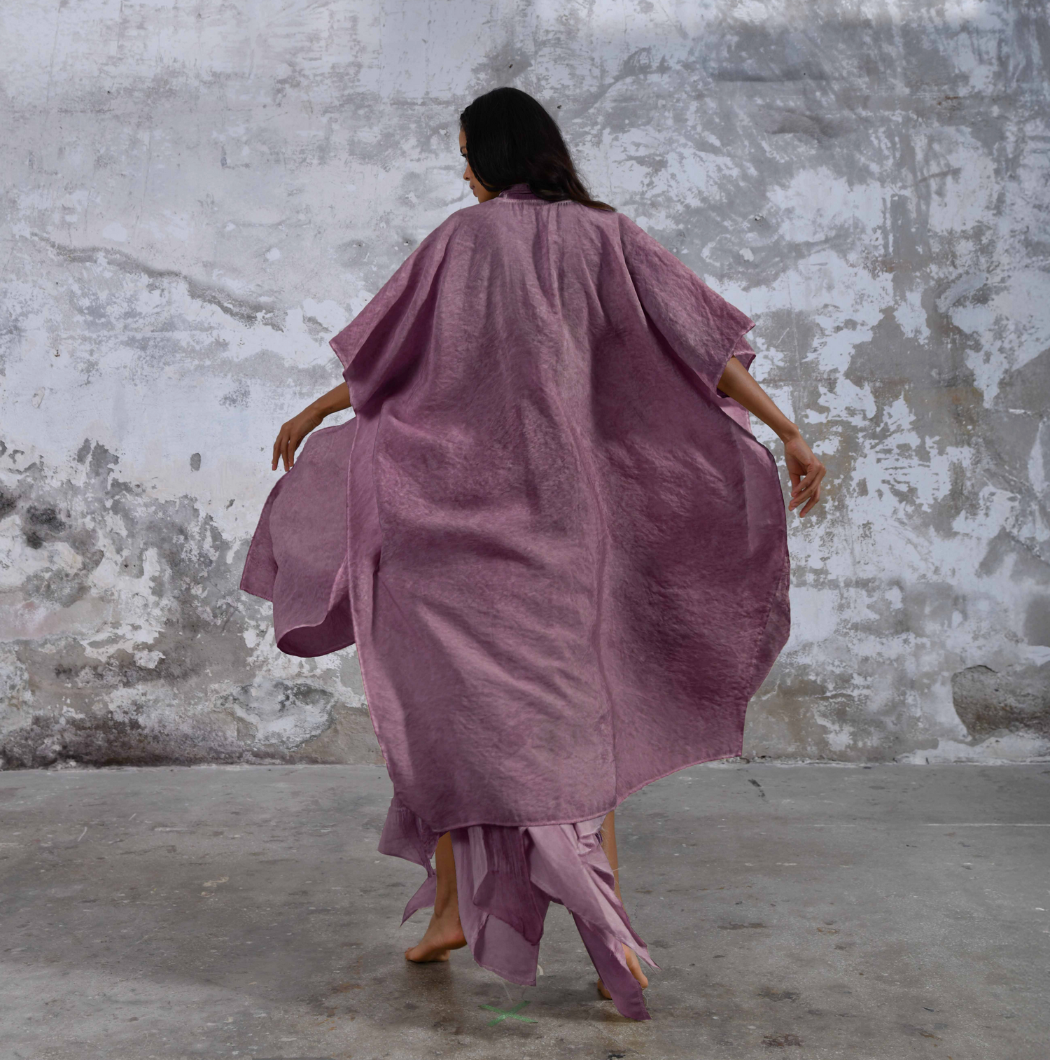 SHAWL Kimono in Cherry