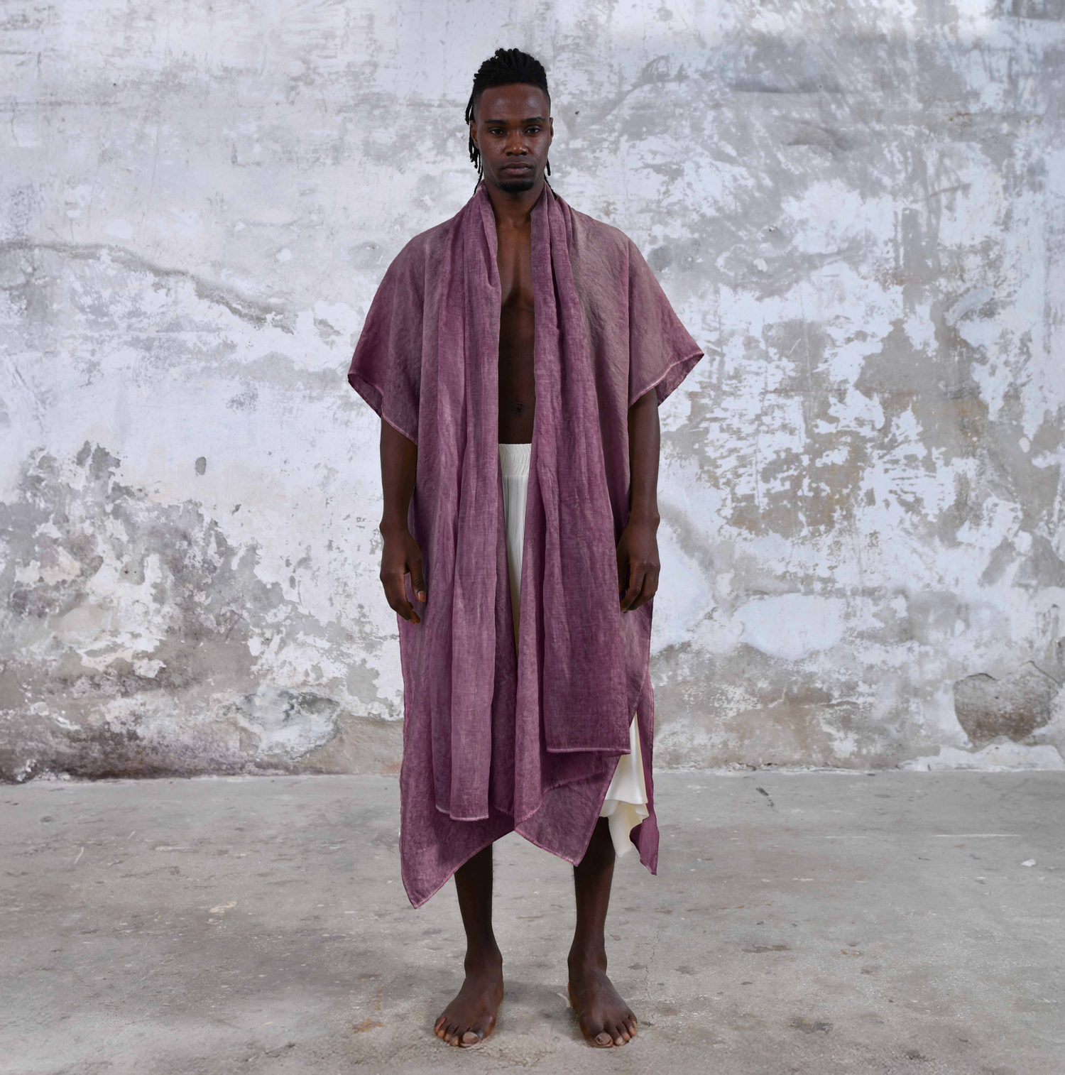 SHAWL Kimono in Cherry