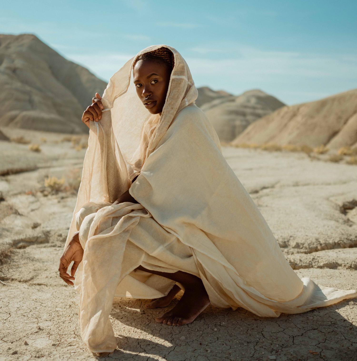 SHAWL Kimono in Vintage Lemon