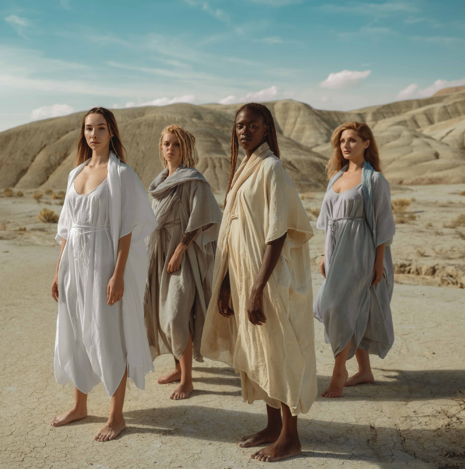 SHAWL Kimono in Vintage Lemon