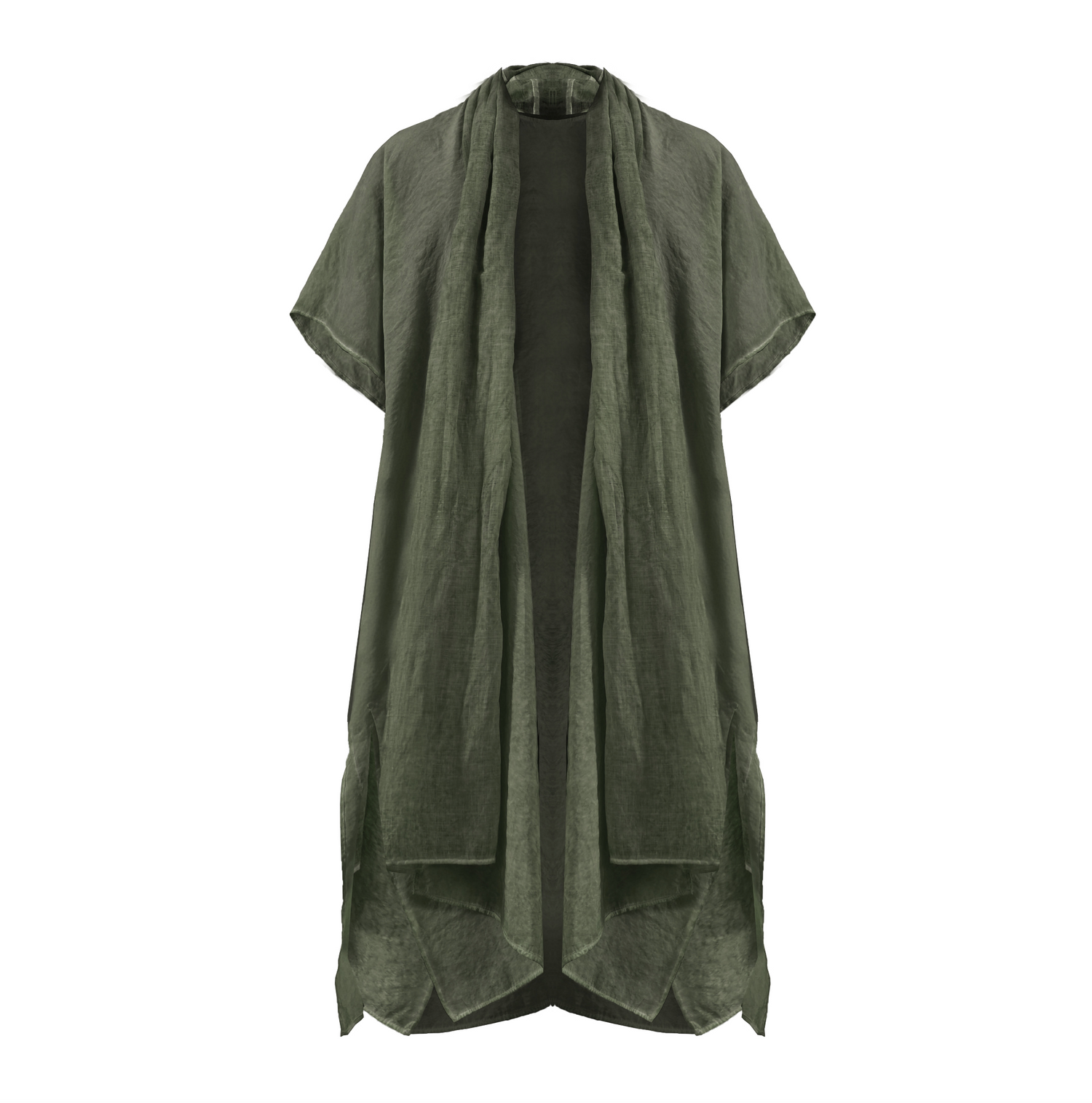 SHAWL Kimono in Khaki Green