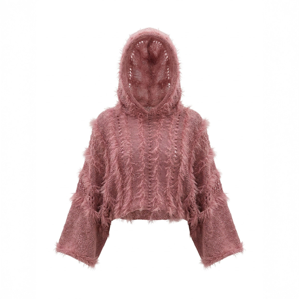 Cloud Hand-Knitted Mohair Jumper · Dusty Pink