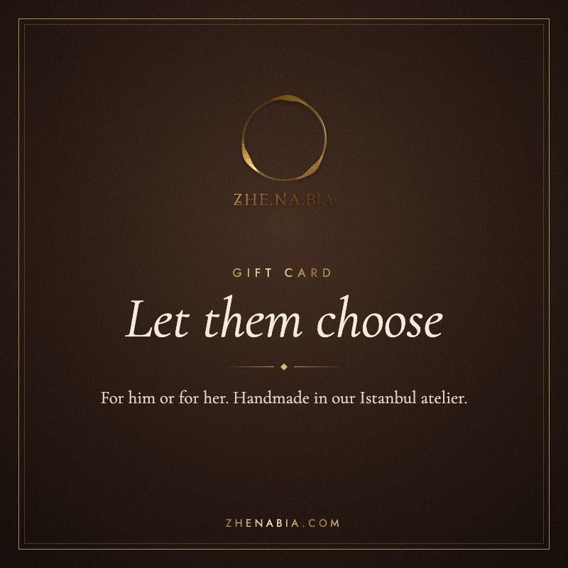 Zhenabia gift card, let them choose, for him or for her