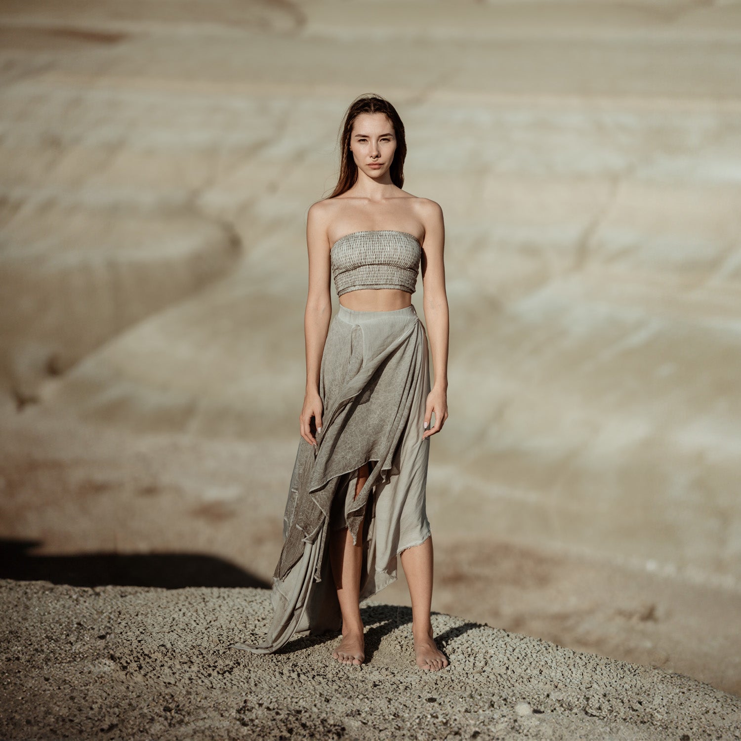 Boho Women Style Bohemian Goddess Skirt • Gypsy Layer Skirt