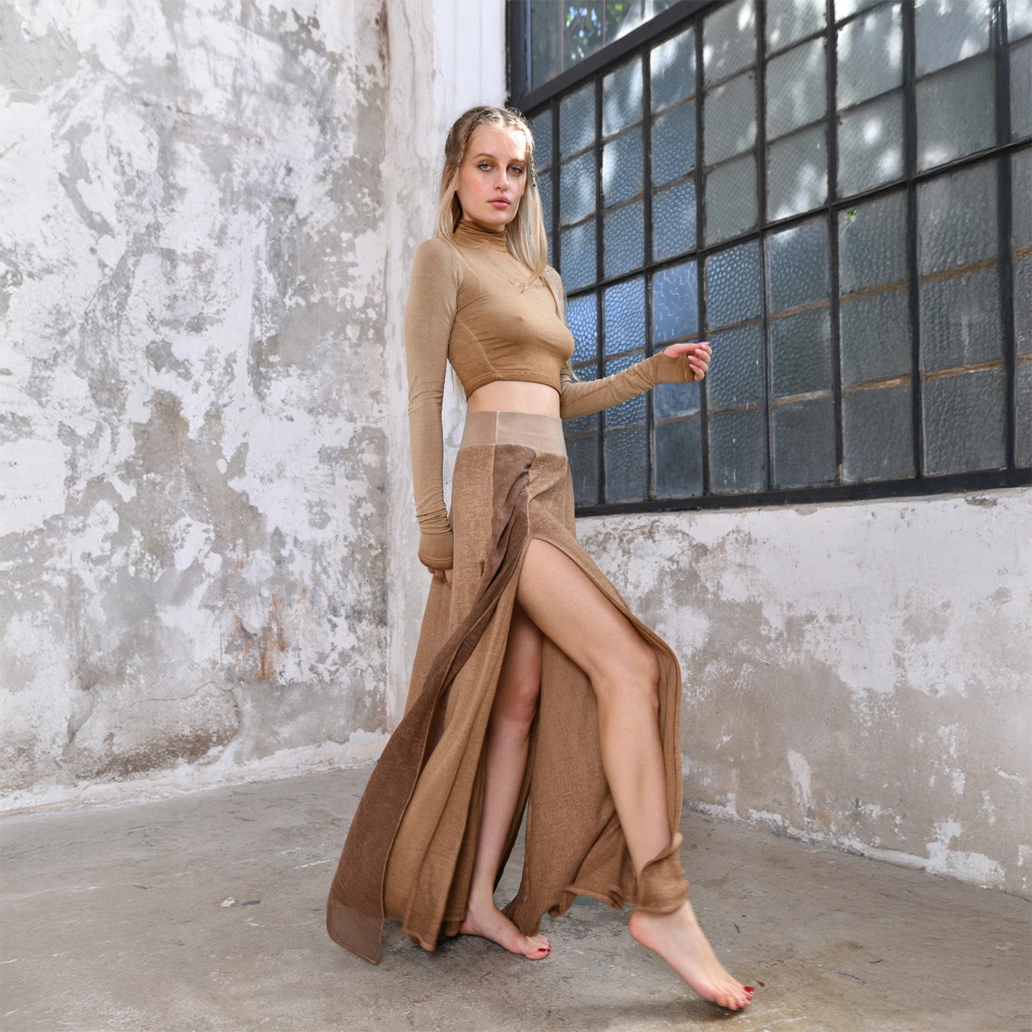 ZHE Skirt in Desert Sand