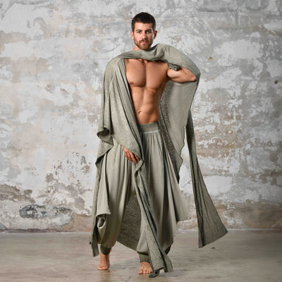 Sahmeran Unisex Kimono · Khaki Green