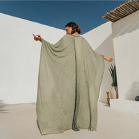 Sahmeran Kimono in Khaki Green