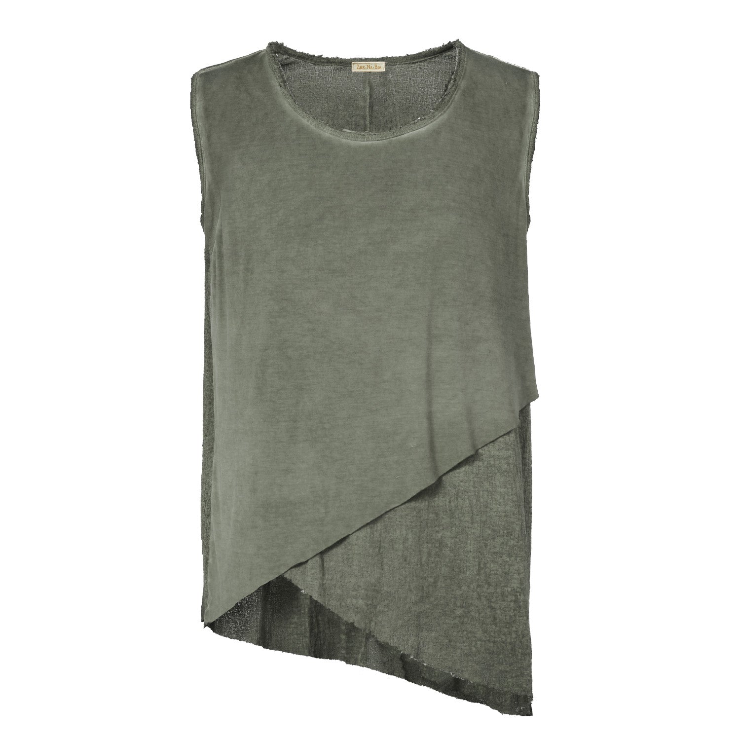 GAZI Vest in Khaki Green