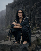 Sidra Cape Kimono in Black