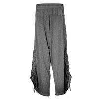 black Men's baggy trousers for yoga and meditation, comfortable and breathable men's yoga pants, bohemian-style men's yoga pants with harem cut, organic cotton men's yoga pants for ultimate comfort, casual and stylish men's yoga pants for everyday wear, loose-fitting men's yoga pants, soft and stretchy men's yoga pants for flexibility and ease, wide leg men's yoga pants for maximum movement, relaxed-fit men's yoga pants with drawstring waistband, men burning man outfit