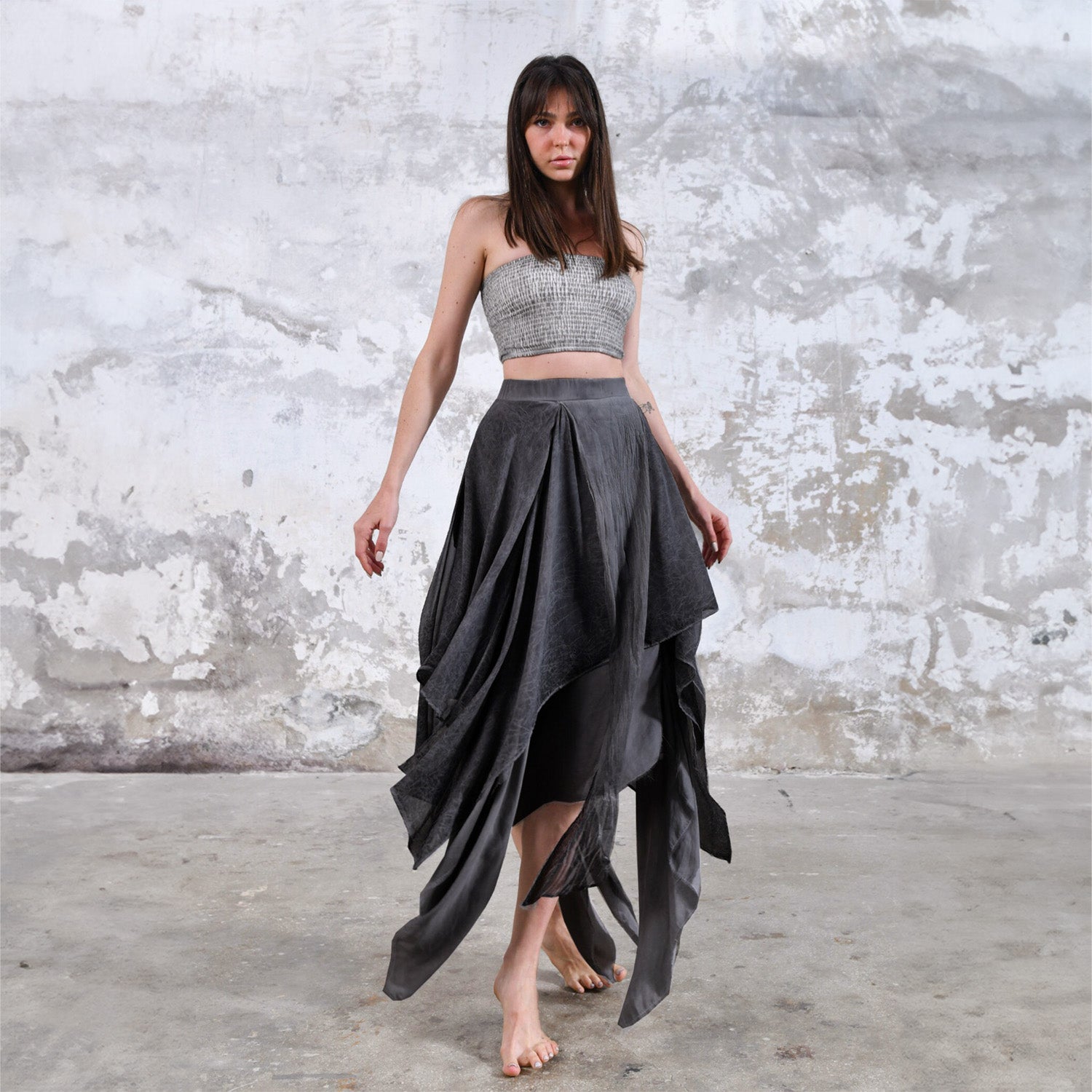 Asymmetrical goddess skirt best sale