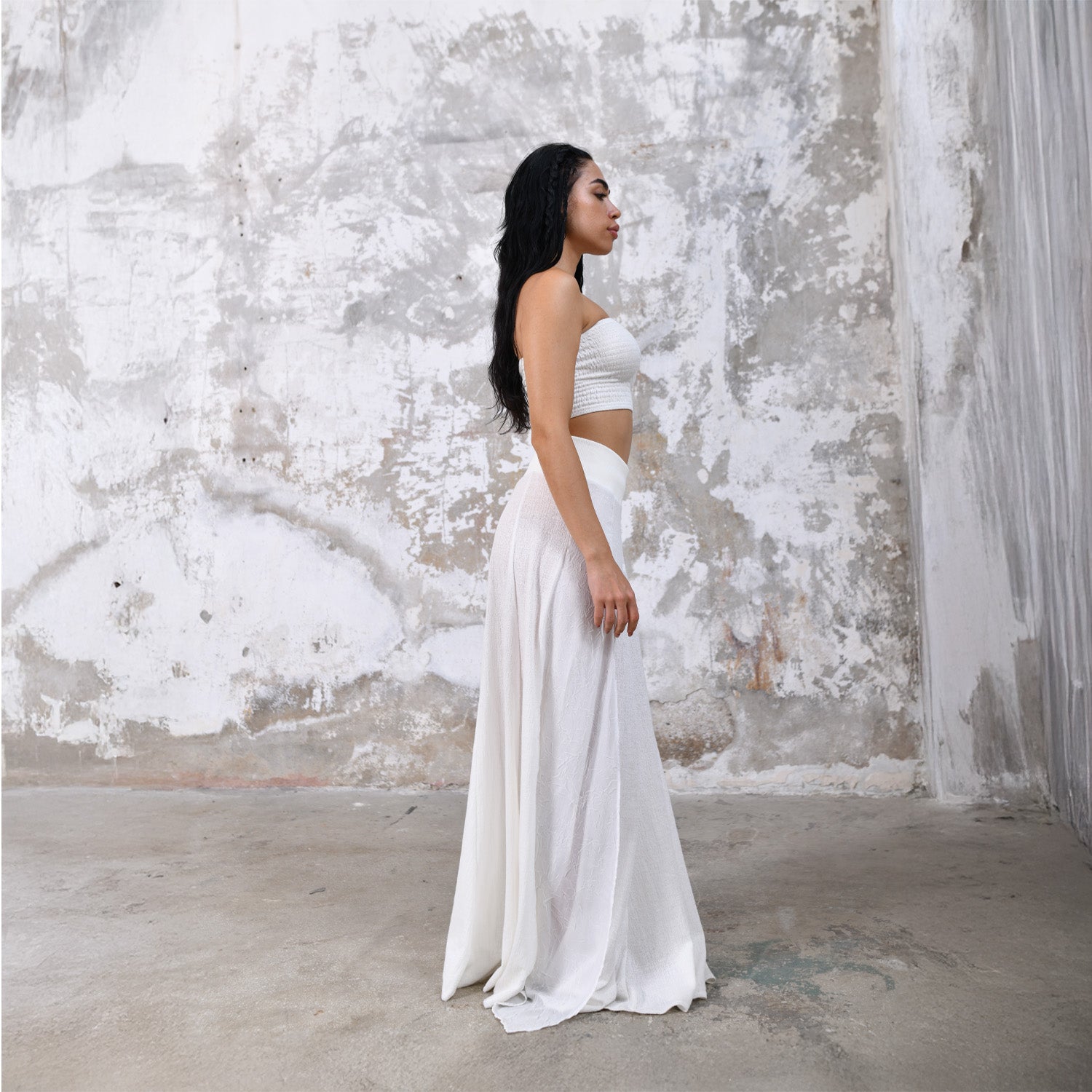 ZHE Skirt in White