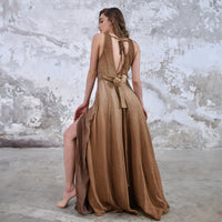 ZHE Dress in Desert Sand