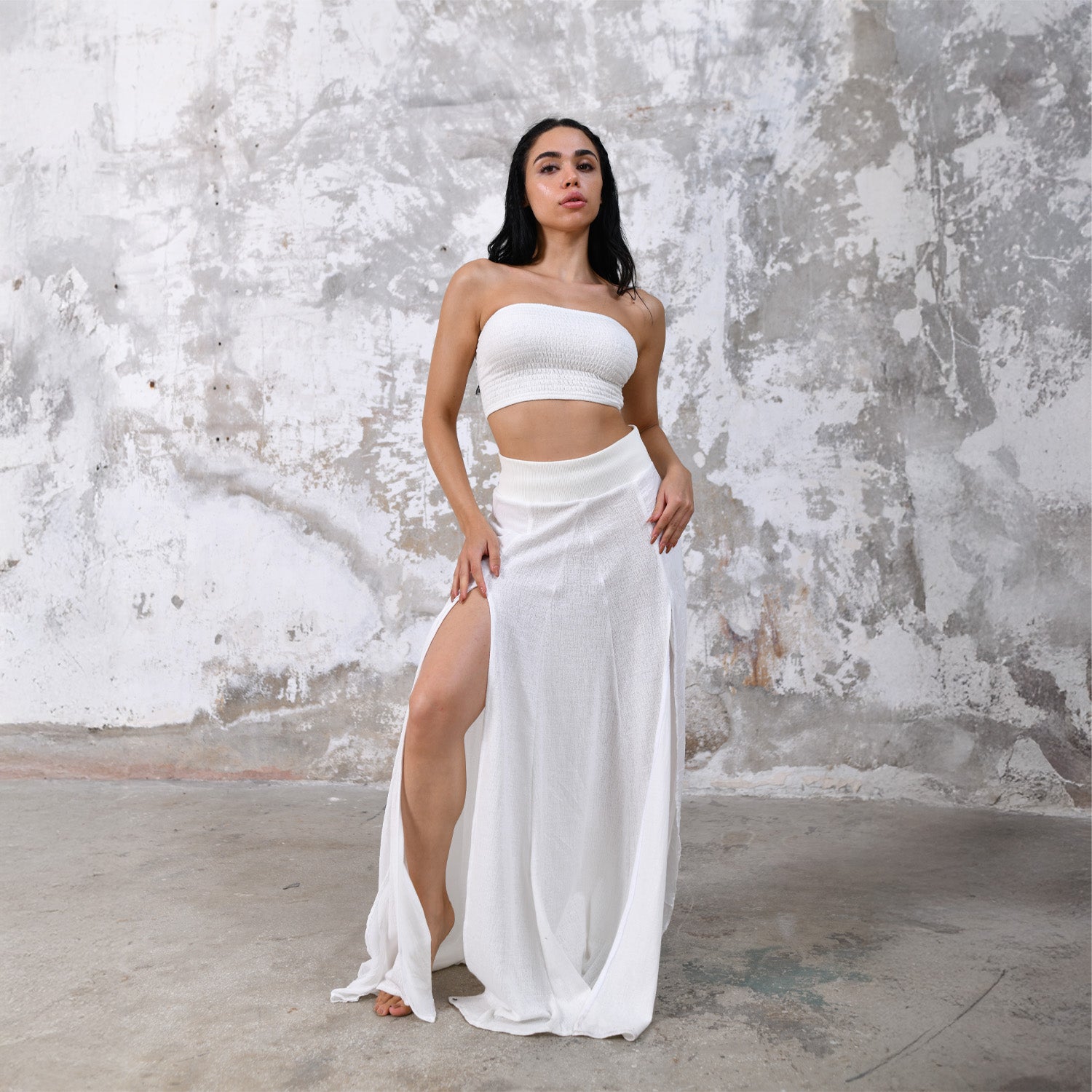 ZHE Skirt in White