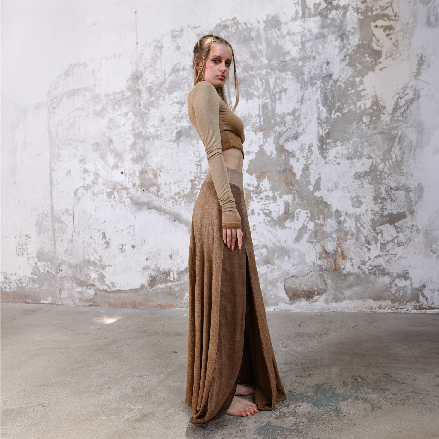 ZHE Skirt in Desert Sand