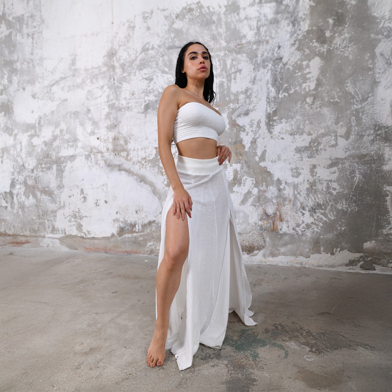 ZHE Skirt in White