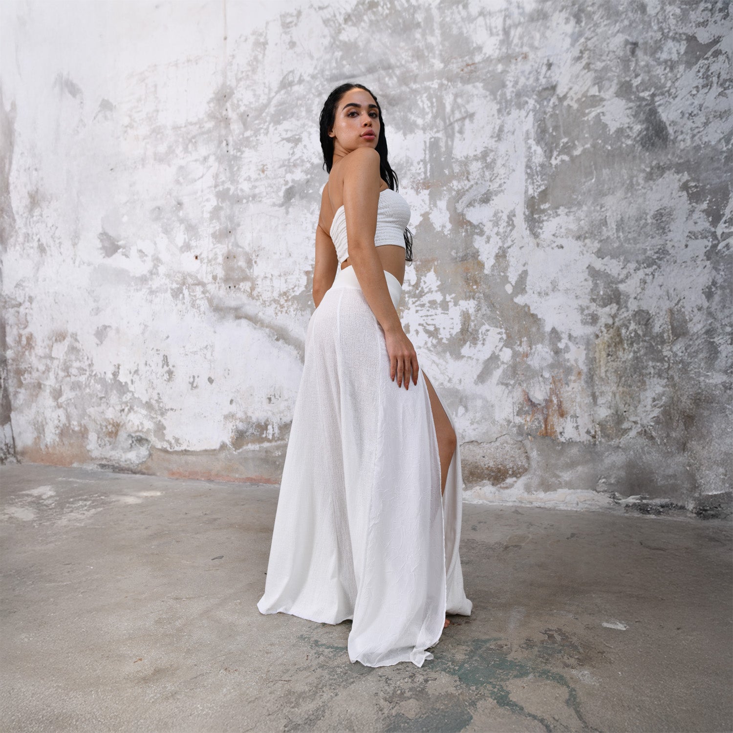 ZHE Skirt in White