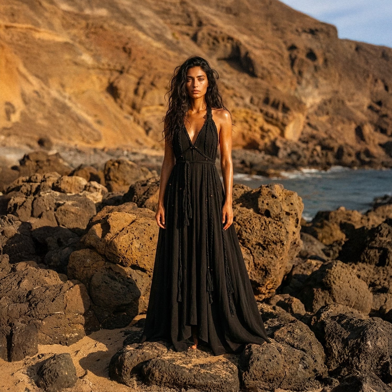 Kısmet Dress in Black